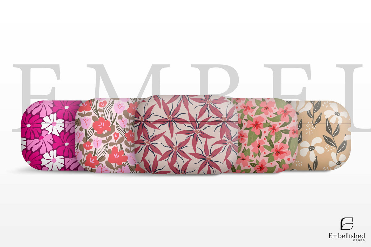 Floral Clear Airpods Case for Airpods 1 2 3 Pro 1 2nd Gen AirPods Cover Shockproof Case Gift for her Silicone Soft Flower Floral Case