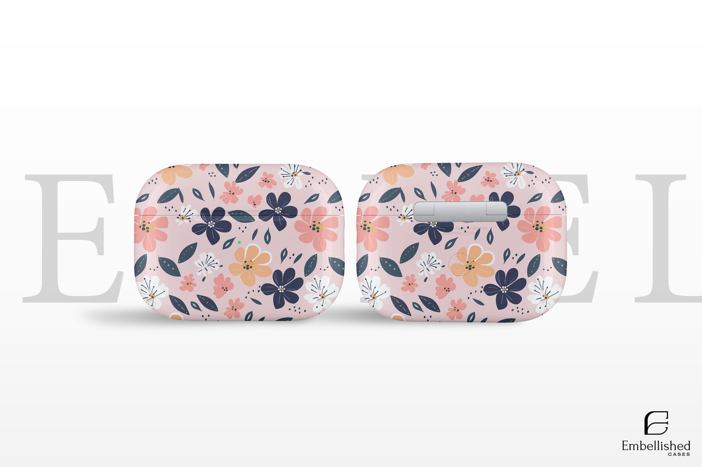 Summer Floral Clear Airpods Case With Cute Pastel Flower Pattern for Airpods 1 2 3 Pro 1 2 AirPods Cover Shockproof Case Gift for her
