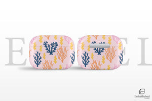 AirPod Cases Coral Mint Design for Apple AirPods Generation 1 2 3 Pro