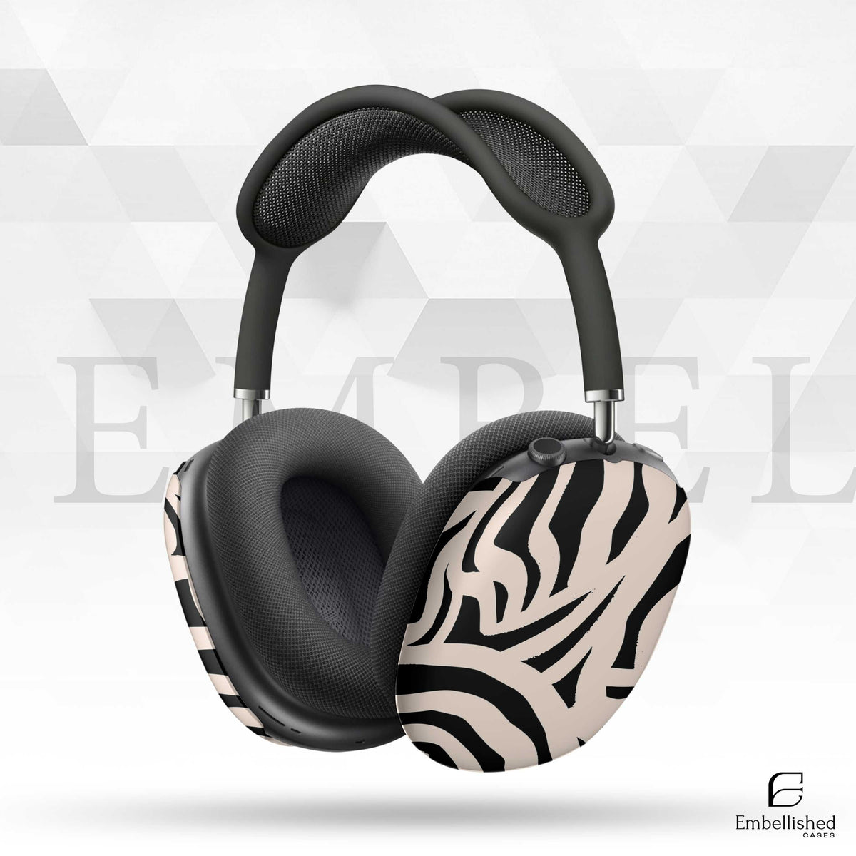 Wavy Abstract Groovy Cover For Airpods Max, Waves Retro Hard Plastic Protective Case for Airpods Max,Snap On Case for Airpods Max Headphones