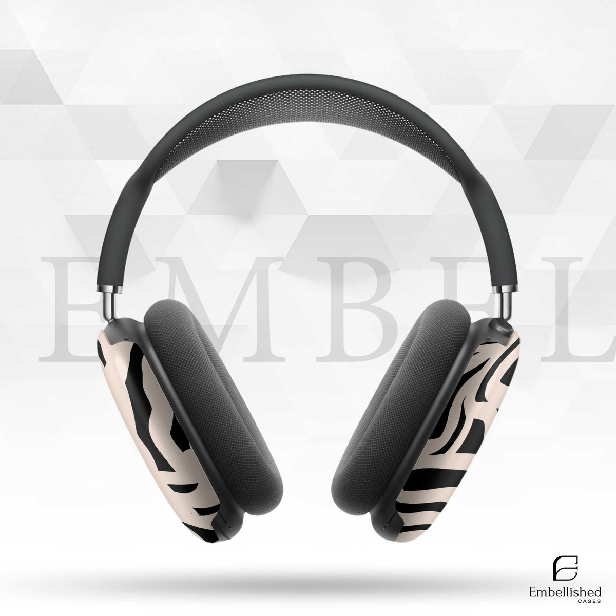 Wavy Abstract Groovy Cover For Airpods Max, Waves Retro Hard Plastic Protective Case for Airpods Max,Snap On Case for Airpods Max Headphones