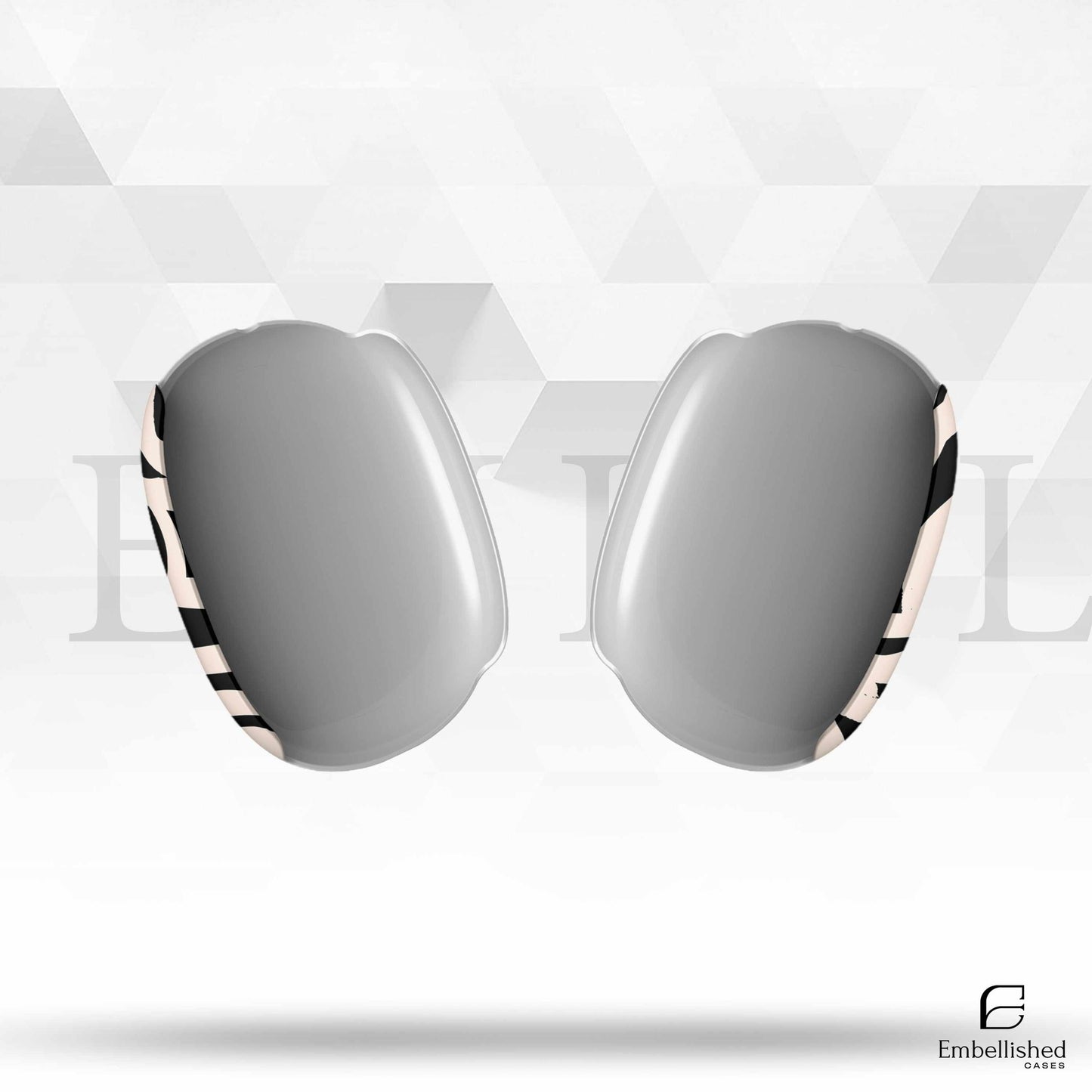 Wavy Abstract Groovy Cover For Airpods Max, Waves Retro Hard Plastic Protective Case for Airpods Max,Snap On Case for Airpods Max Headphones