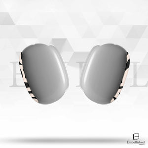 Wavy Abstract Groovy Cover For Airpods Max, Waves Retro Hard Plastic Protective Case for Airpods Max,Snap On Case for Airpods Max Headphones