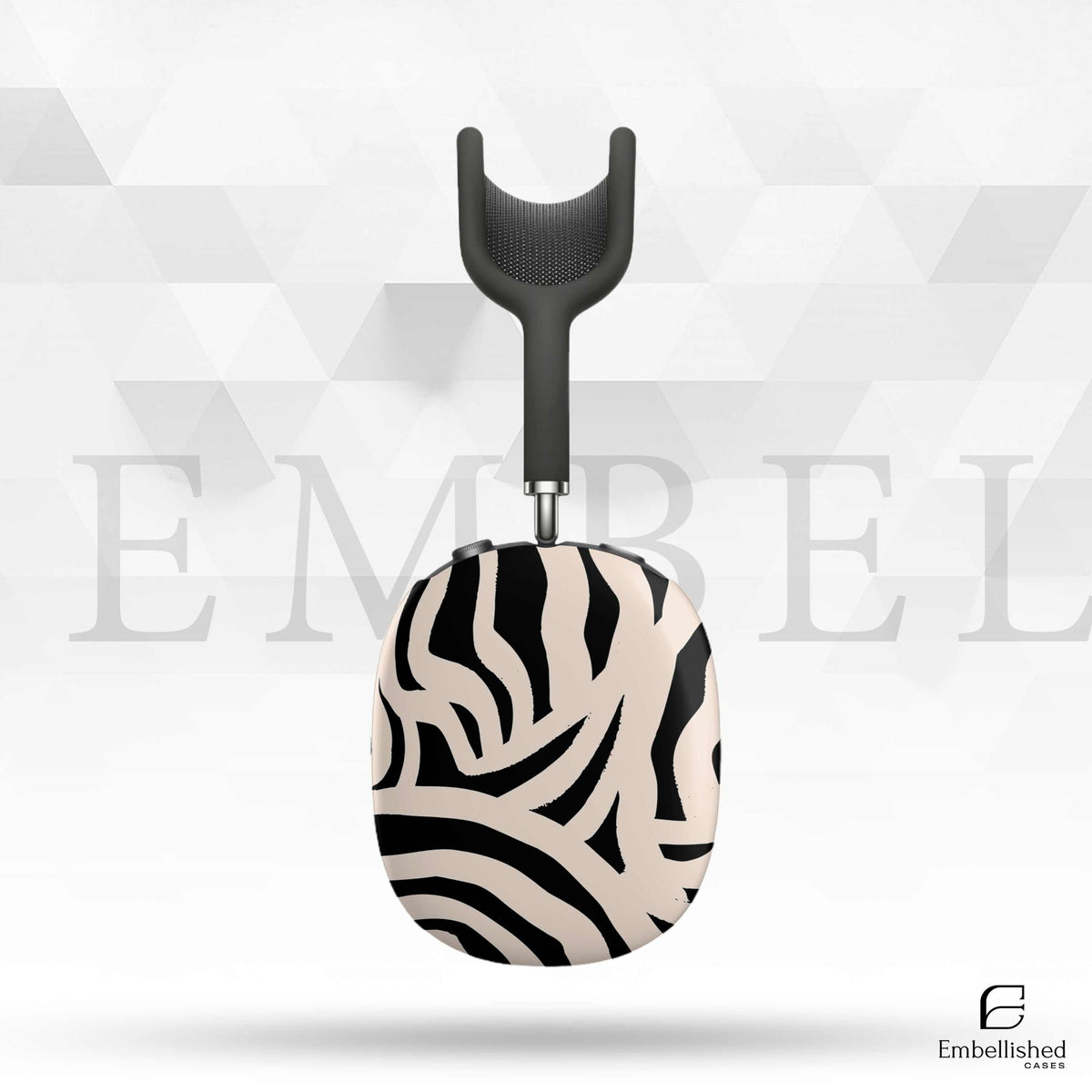 Wavy Abstract Groovy Cover For Airpods Max, Waves Retro Hard Plastic Protective Case for Airpods Max,Snap On Case for Airpods Max Headphones