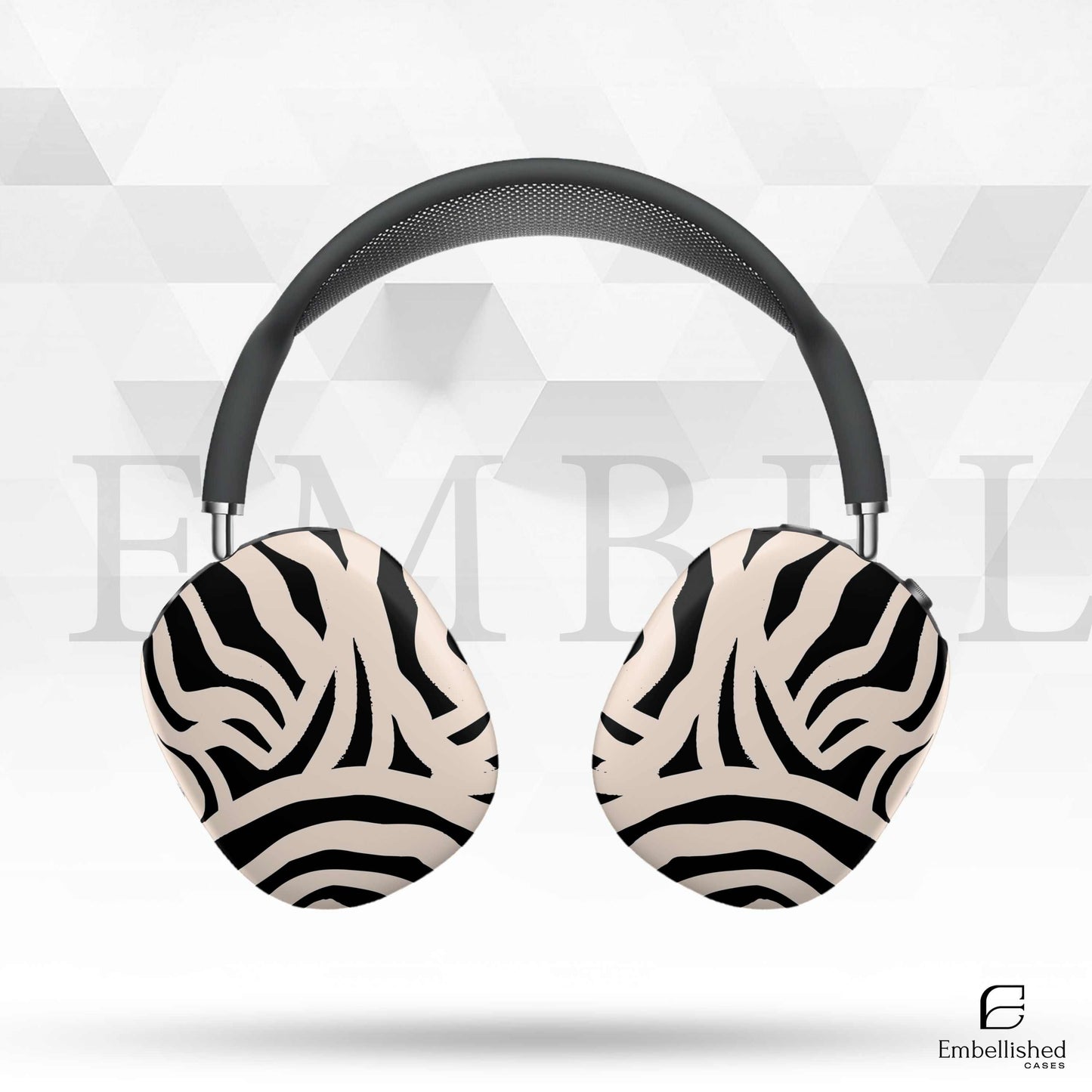 Wavy Abstract Groovy Cover For Airpods Max, Waves Retro Hard Plastic Protective Case for Airpods Max,Snap On Case for Airpods Max Headphones