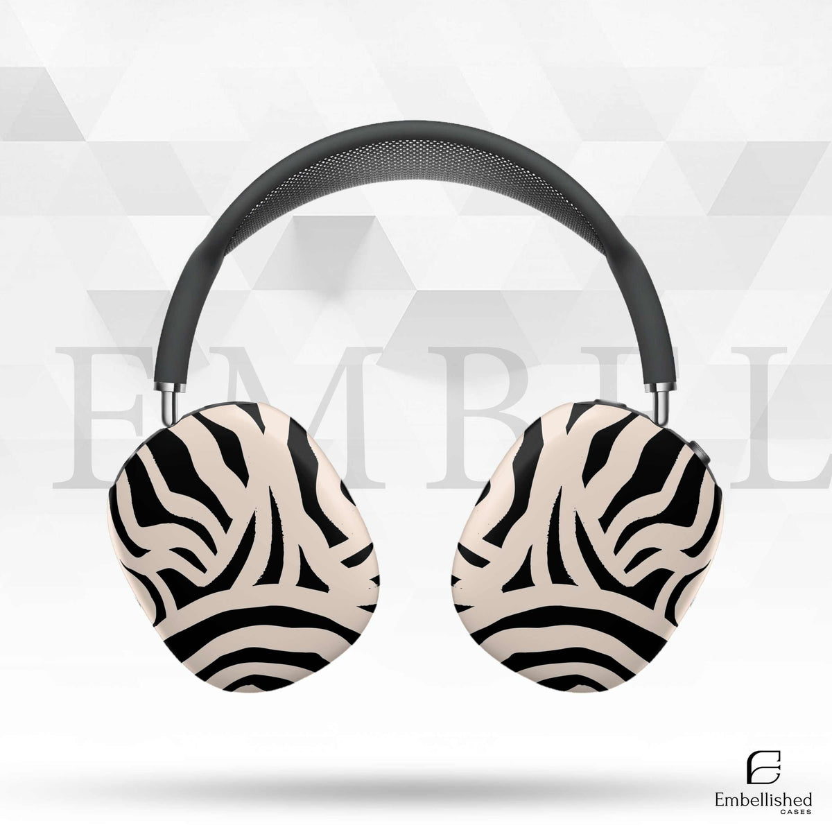 Wavy Abstract Groovy Cover For Airpods Max, Waves Retro Hard Plastic Protective Case for Airpods Max,Snap On Case for Airpods Max Headphones