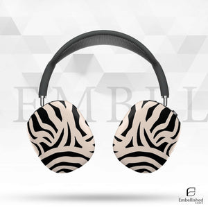 Wavy Abstract Groovy Cover For Airpods Max, Waves Retro Hard Plastic Protective Case for Airpods Max,Snap On Case for Airpods Max Headphones