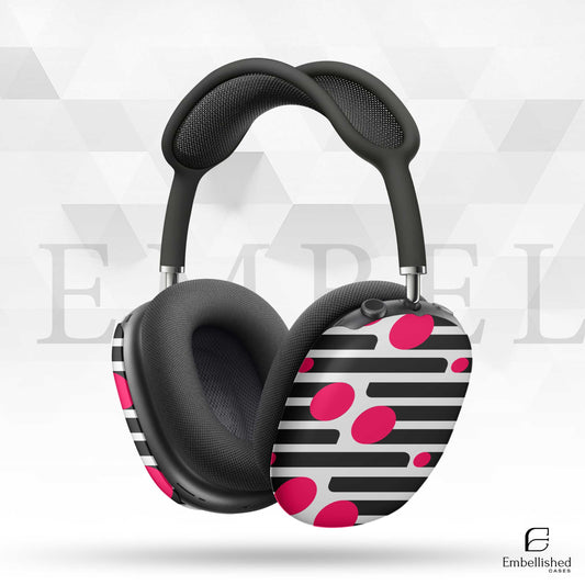 Weekend in Paris Aesthetic Pattern AirPods Max Cover, Colorful Hard Plastic Protective Case, Cute Unique Fun Shell for Color Airpods Max