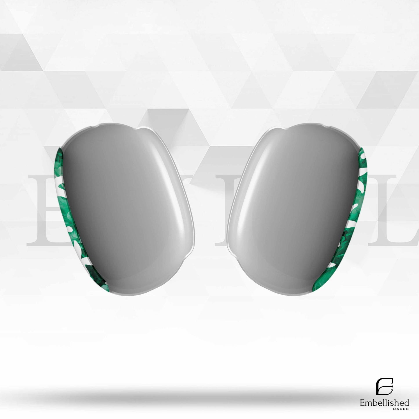 White Passionflower AirPods Max Cover - Vintage Modern Floral Design Headphones | Unique AirPods Max Case