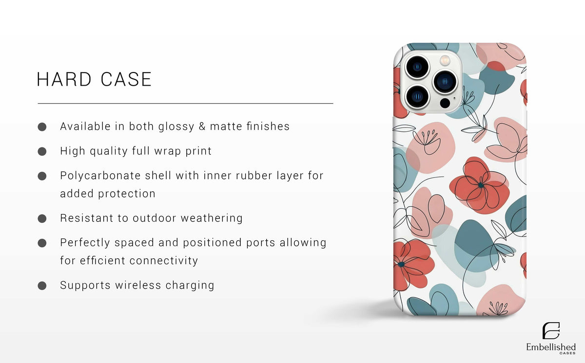 Floral Magnetic Tough Cases - Stylish and Durable Phone Protection