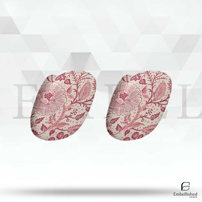 Vintage floral AirPod Max cases with pink pattern, lightweight and scratch-resistant.