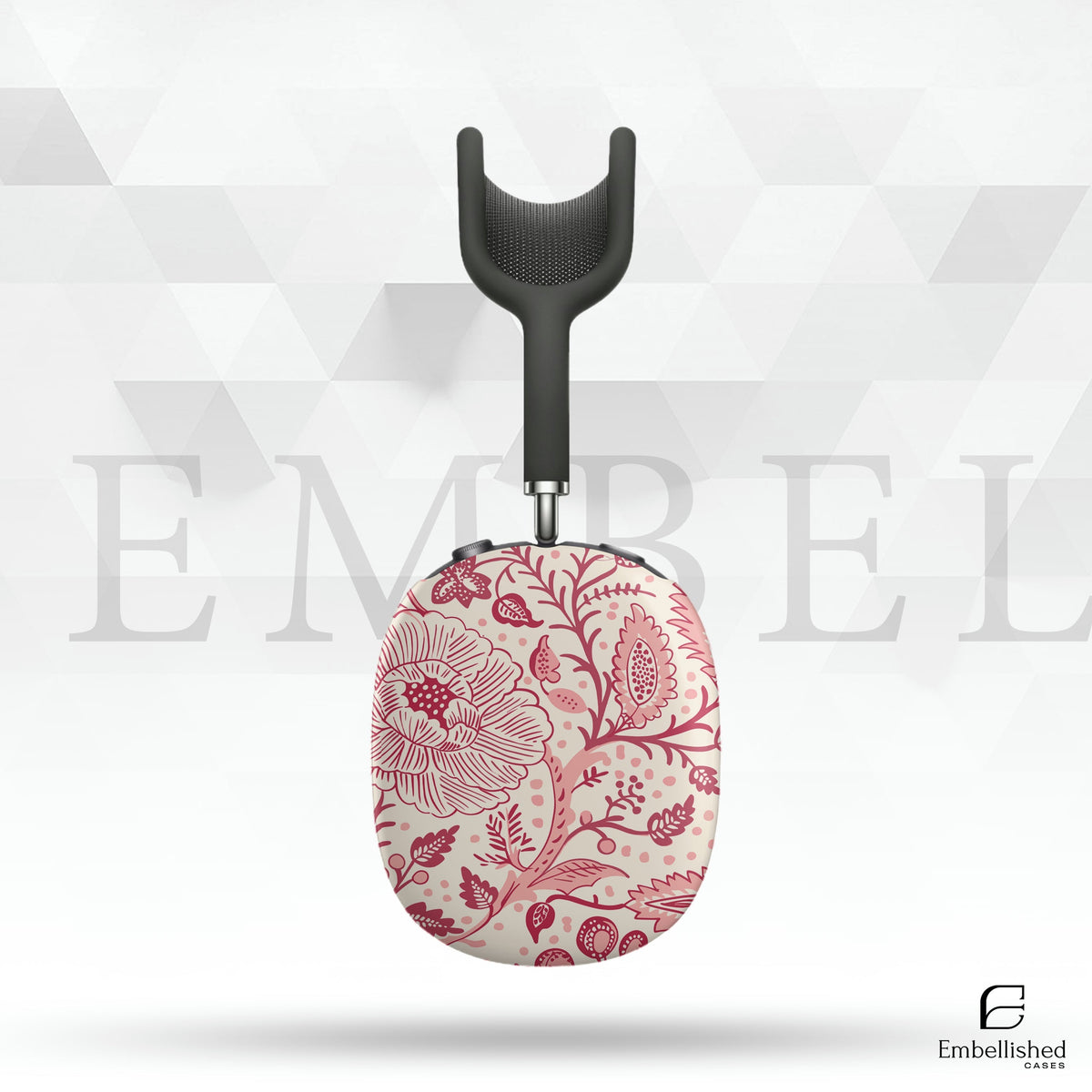 Vintage floral patterned AirPod Max case with durable, lightweight design and scratch-resistant finish.