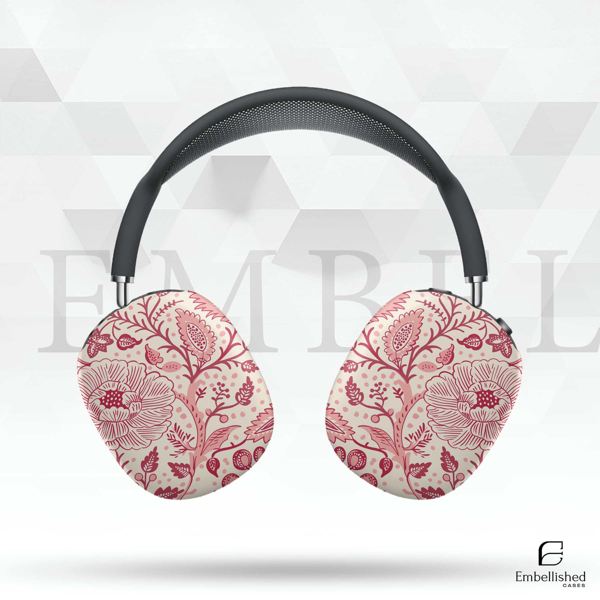 Vintage floral AirPod Max case with durable, lightweight design and scratch resistance
