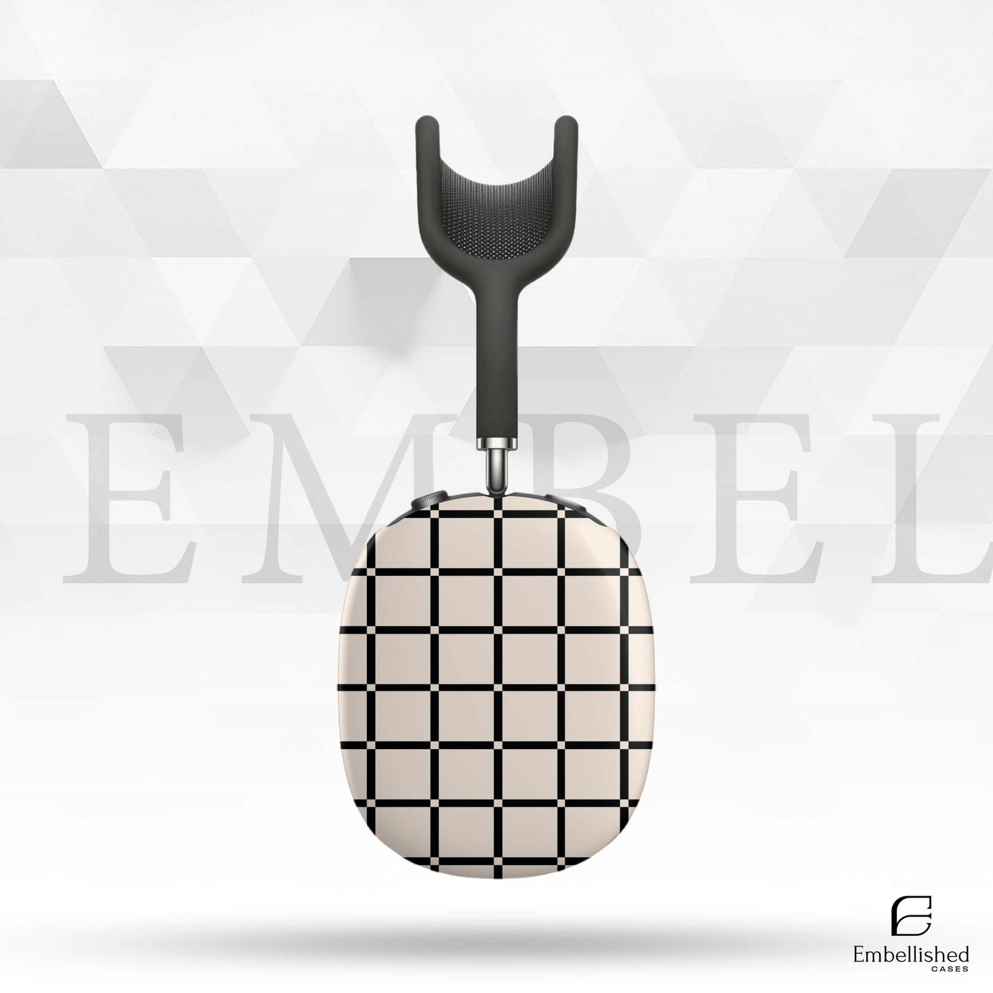 Stylish Grid Design AirPod Max Case - Protective & Trendy