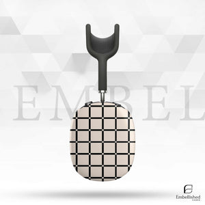 Stylish Grid Design AirPod Max Case - Protective & Trendy