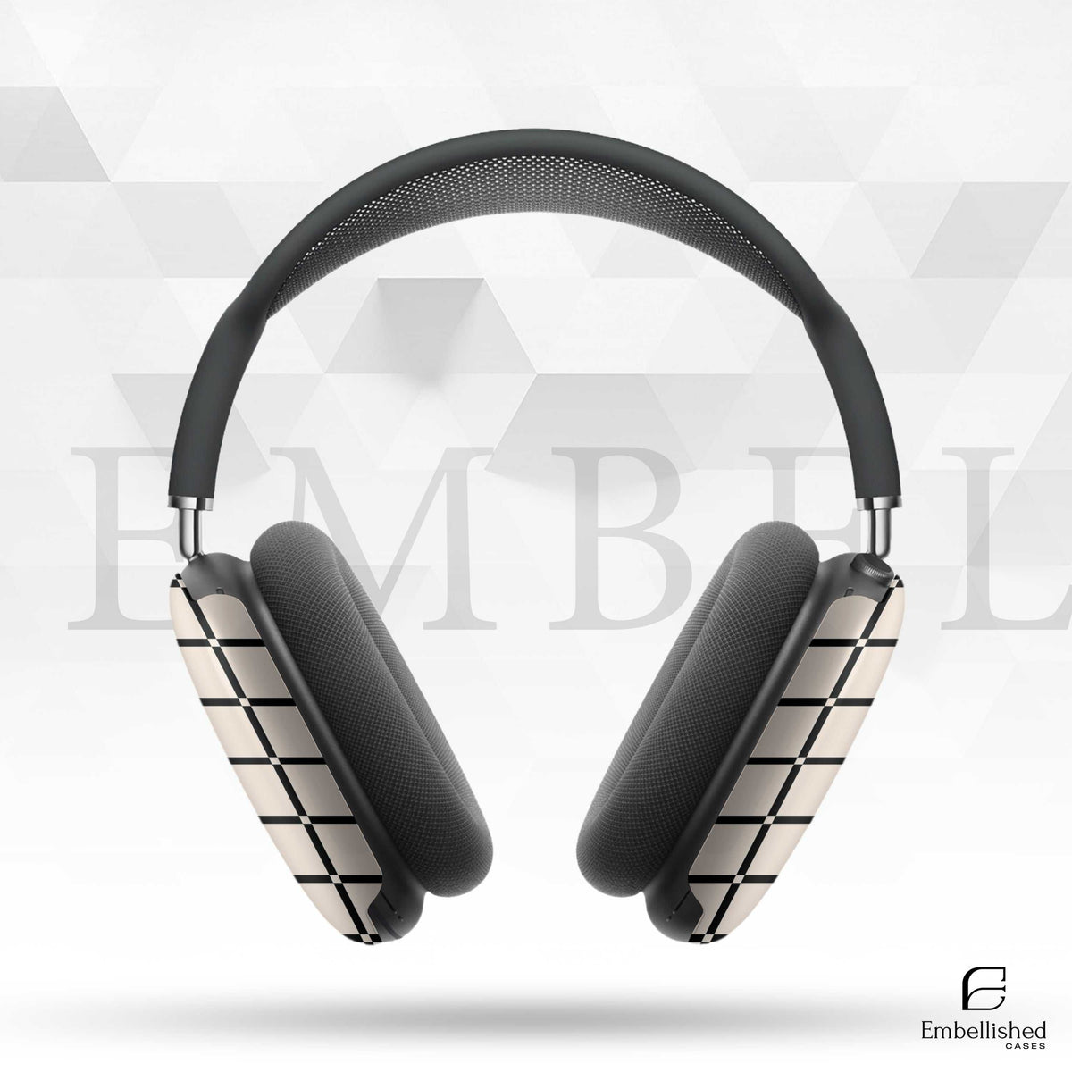 Stylish Grid Design AirPod Max Case - Protective & Trendy