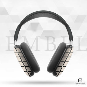 Stylish Grid Design AirPod Max Case - Protective & Trendy