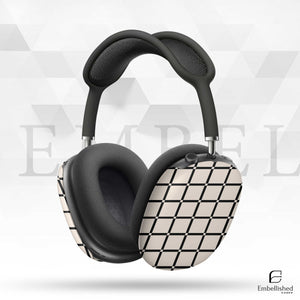 Stylish Grid Design AirPod Max Case - Protective & Trendy