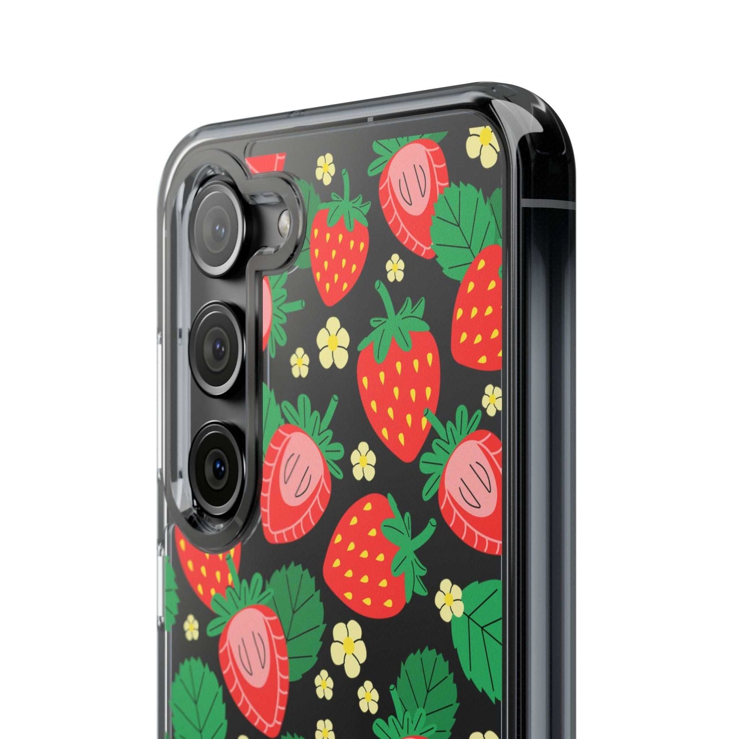 Fruit Stickers Summer Aesthetic Eat Your Veggies Clear iPhone Case For iPhone 14, iPhone 13, iPhone 12, iPhone 16 Pro, 15 Pro Max Cover