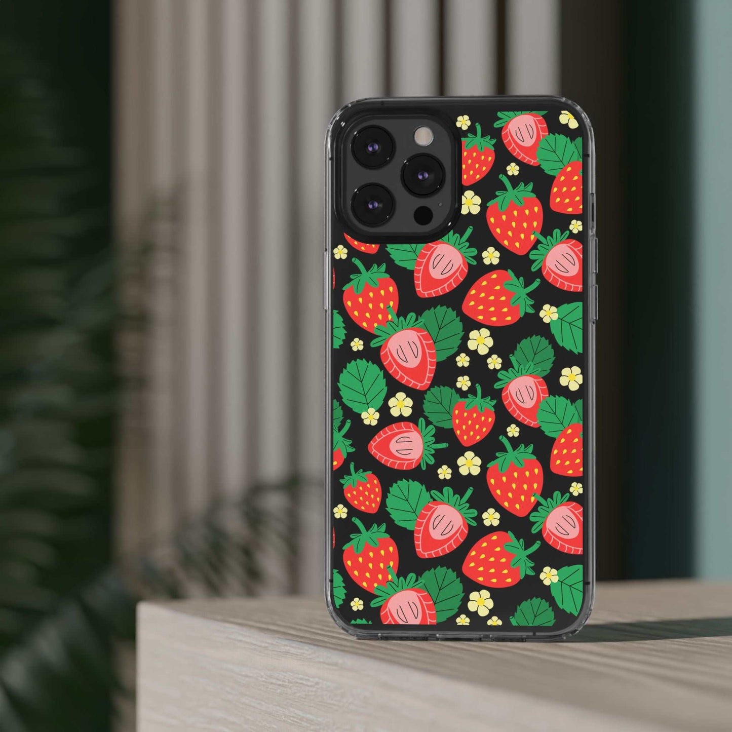 Fruit Stickers Summer Aesthetic Eat Your Veggies Clear iPhone Case For iPhone 14, iPhone 13, iPhone 12, iPhone 16 Pro, 15 Pro Max Cover