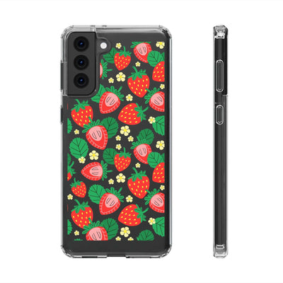 Fruit Stickers Summer Aesthetic Eat Your Veggies Clear iPhone Case For iPhone 14, iPhone 13, iPhone 12, iPhone 16 Pro, 15 Pro Max Cover