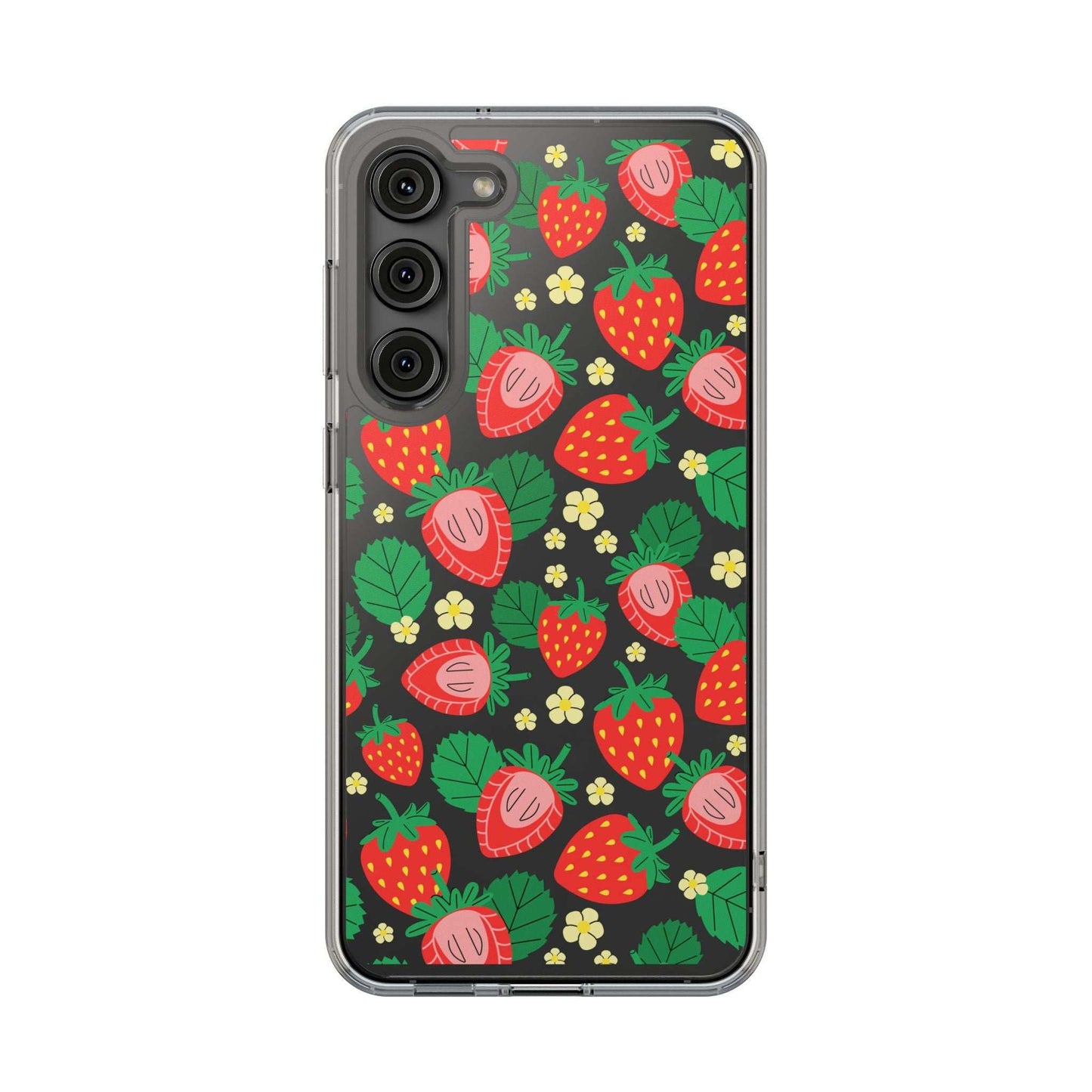 Fruit Stickers Summer Aesthetic Eat Your Veggies Clear iPhone Case For iPhone 14, iPhone 13, iPhone 12, iPhone 16 Pro, 15 Pro Max Cover
