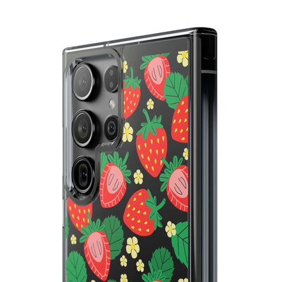 Fruit Stickers Summer Aesthetic Eat Your Veggies Clear iPhone Case For iPhone 14, iPhone 13, iPhone 12, iPhone 16 Pro, 15 Pro Max Cover