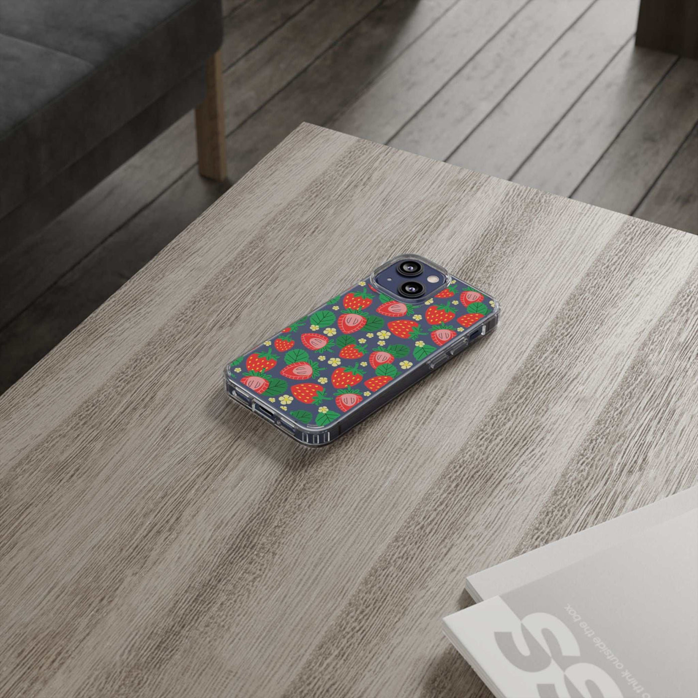 Fruit Stickers Summer Aesthetic Eat Your Veggies Clear iPhone Case For iPhone 14, iPhone 13, iPhone 12, iPhone 16 Pro, 15 Pro Max Cover