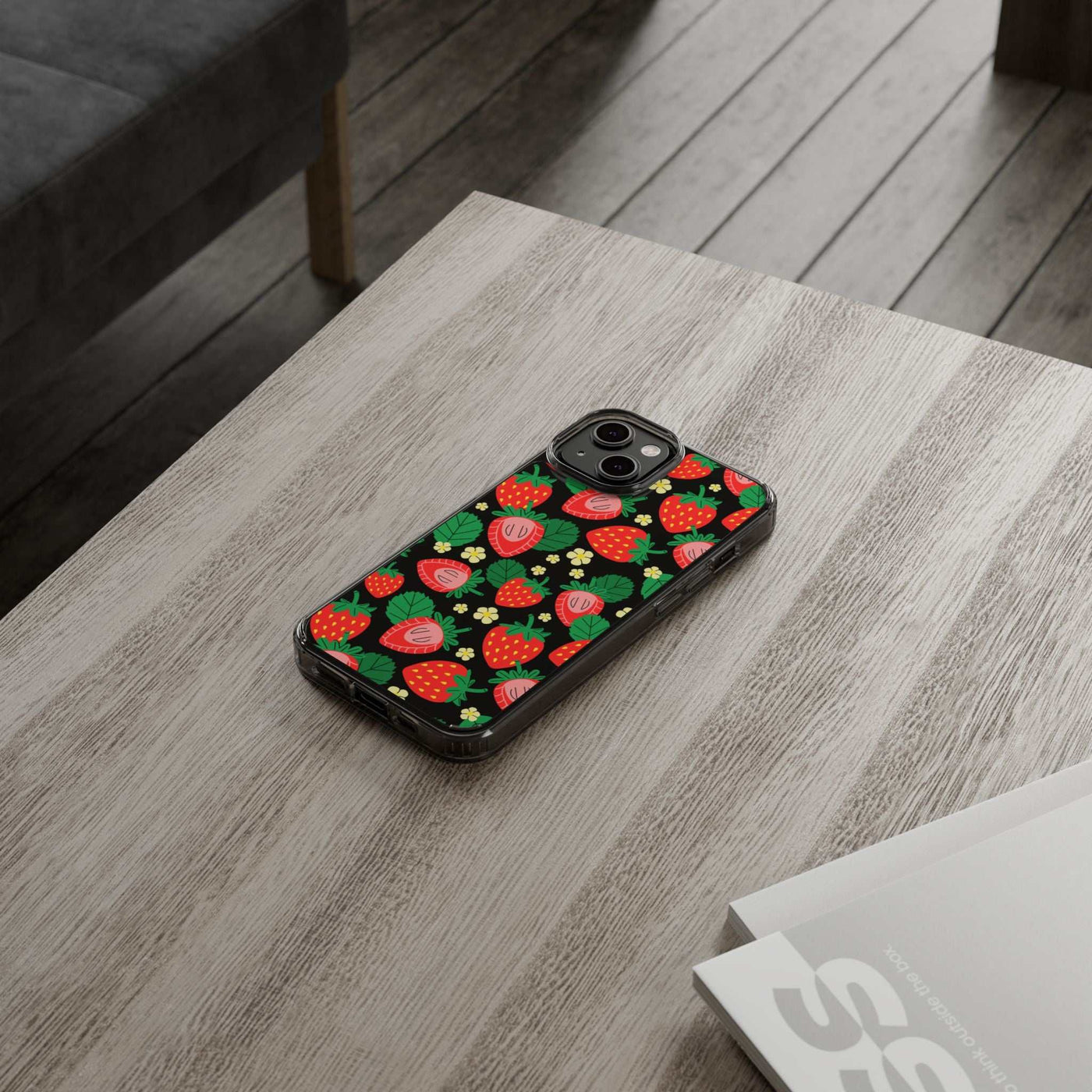 Fruit Stickers Summer Aesthetic Eat Your Veggies Clear iPhone Case For iPhone 14, iPhone 13, iPhone 12, iPhone 16 Pro, 15 Pro Max Cover