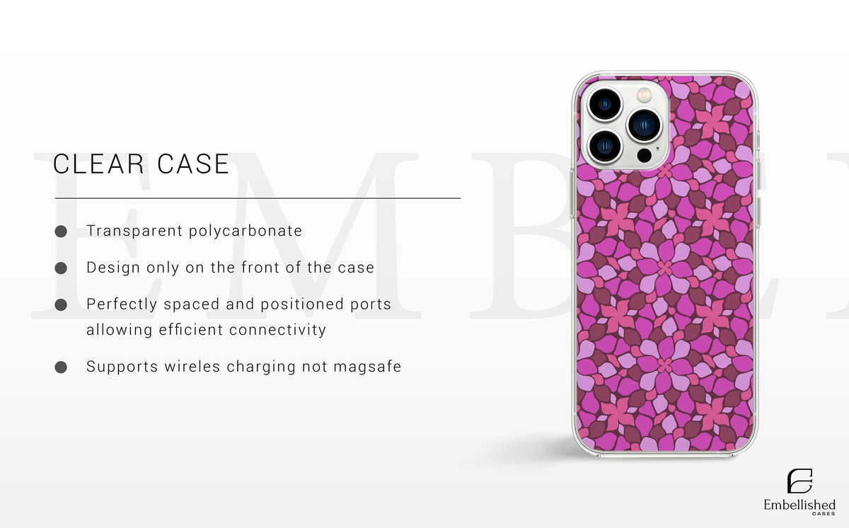 Pink Mosaic Floral Tough Phone Case - Vibrant Pattern iPhone Cover