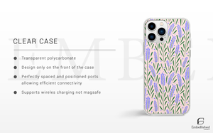 Lavender Field Tough Phone Case - Floral Protective Phone Case