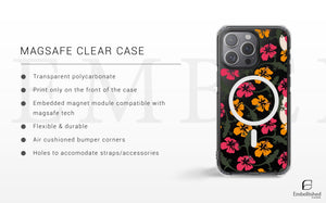 Tropical Hibiscus & Gecko Floral Design - Embellished Cases