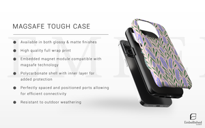Lavender Field Tough Phone Case - Floral Protective Phone Case
